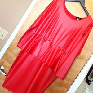 NWT Sexy Diva Vinyl Dress